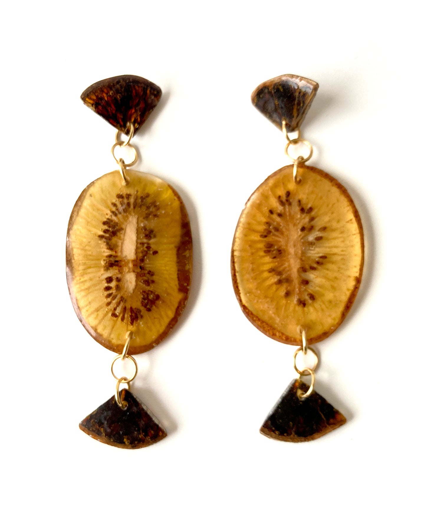 Kiwi Lemon Transcend Stud Earrings