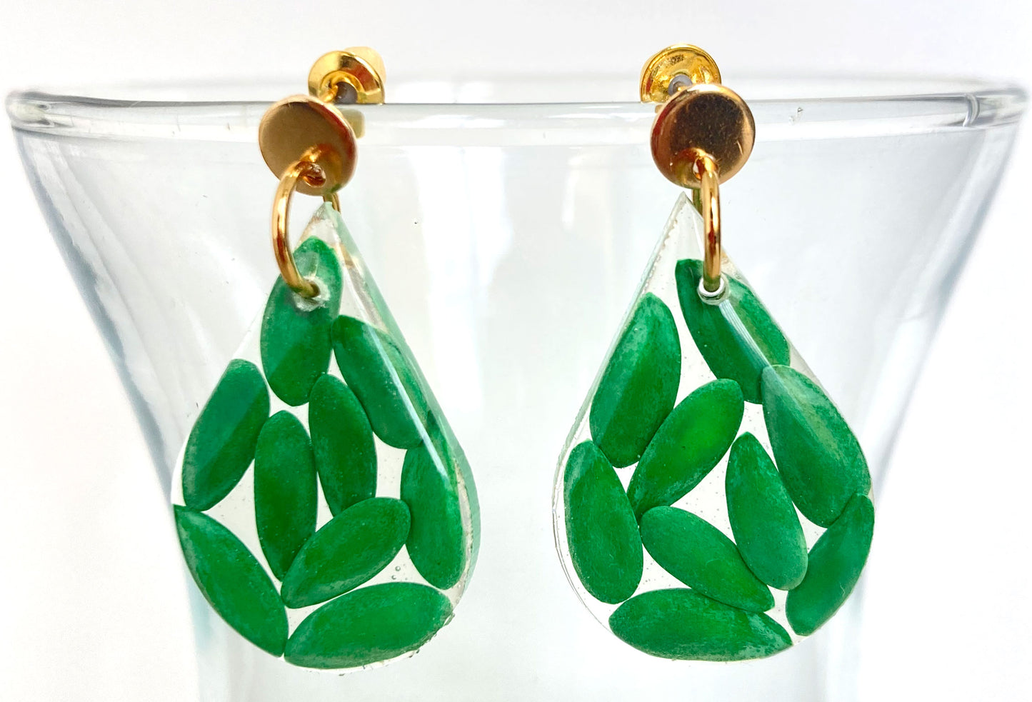 Melon Seeds - Teardrop Earrings