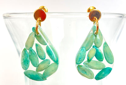 Melon Seeds - Teardrop Earrings