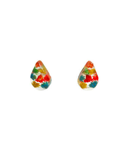 Wildflower Astars - Teardop Earrings Studs