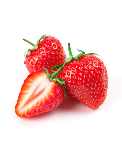 "Berry Special" Necklace and Earrings - Real Strawberry